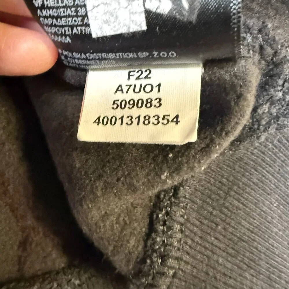 The North Face Mixed-Media‎ Crew Sweatshirt Men’s XL Black EUC